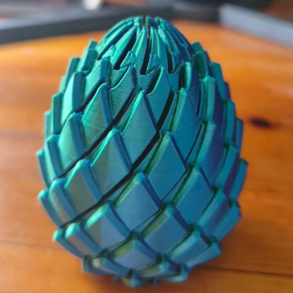 NEW 3D Printed Spiral Fidget Dragon Egg Mini Anti Stress Toy Expandable Sensory Stress Relief Decompression Toy Desktop Decor