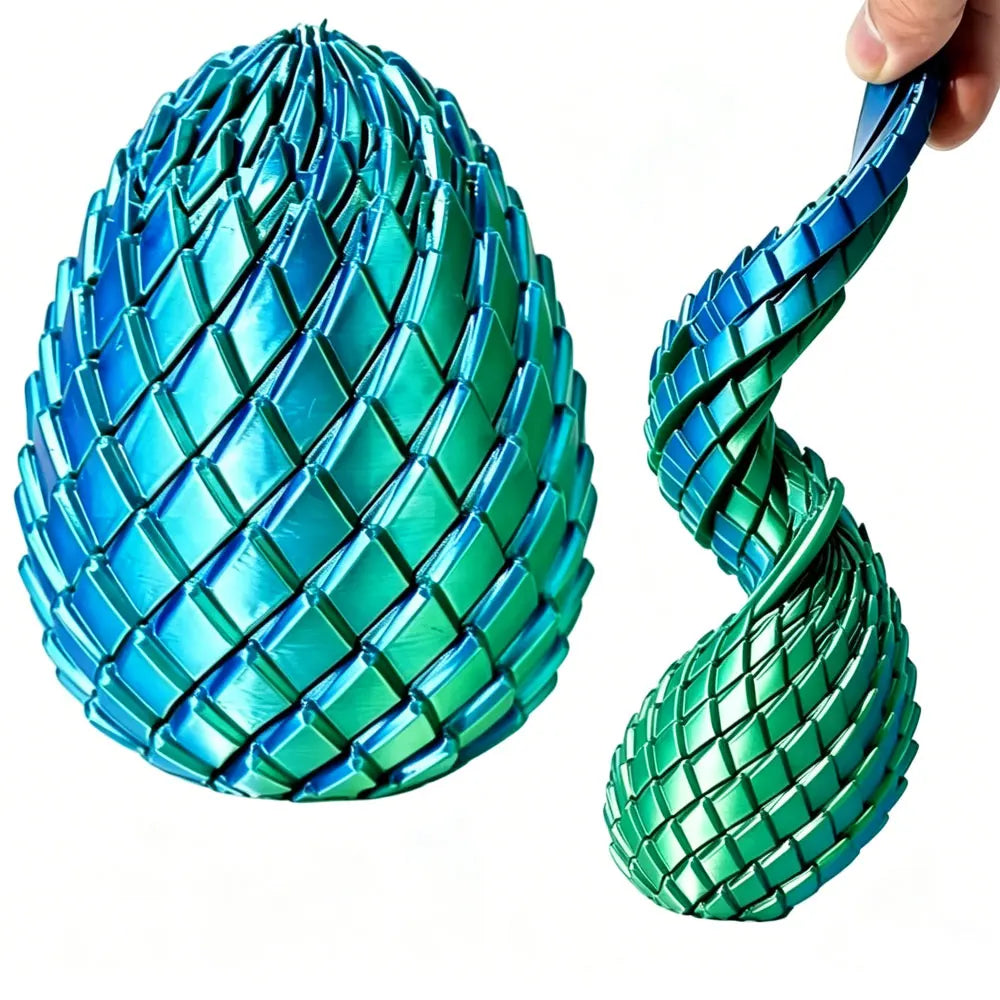 Sky Blue Twist Dragon Egg