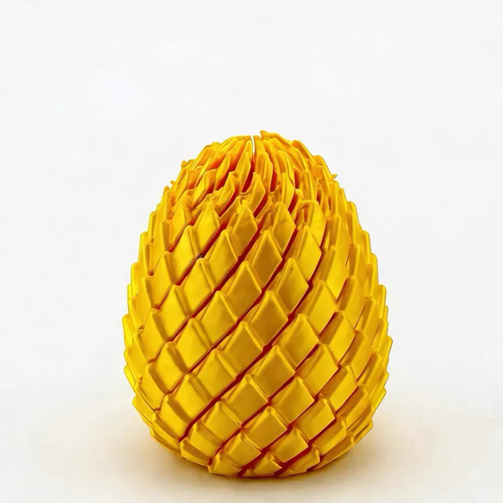 Yellow Twist Dragon Egg